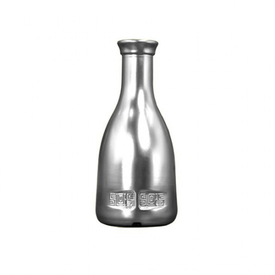 FL Ваза декоративная 23 см, Серебро